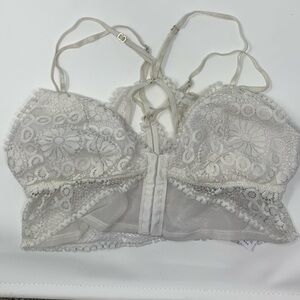 Aerie lace floral intimate bralette bra small